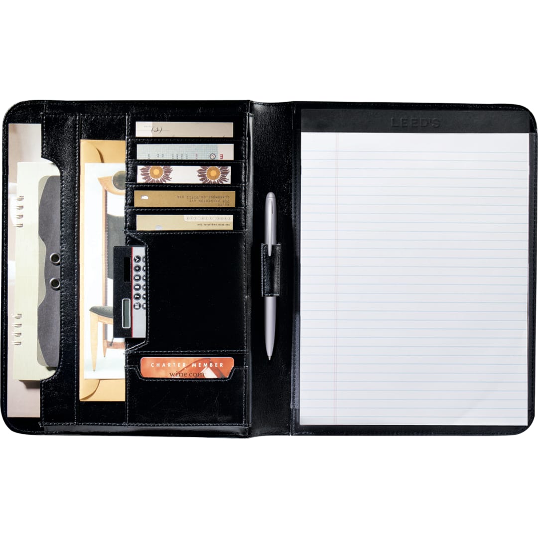 Front View of Black FSC® Mix Renaissance Writing Pad