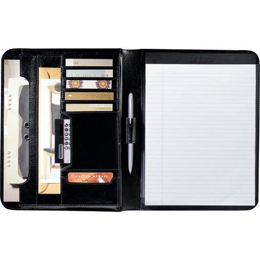 Front View of Black FSC® Mix Renaissance Writing Pad