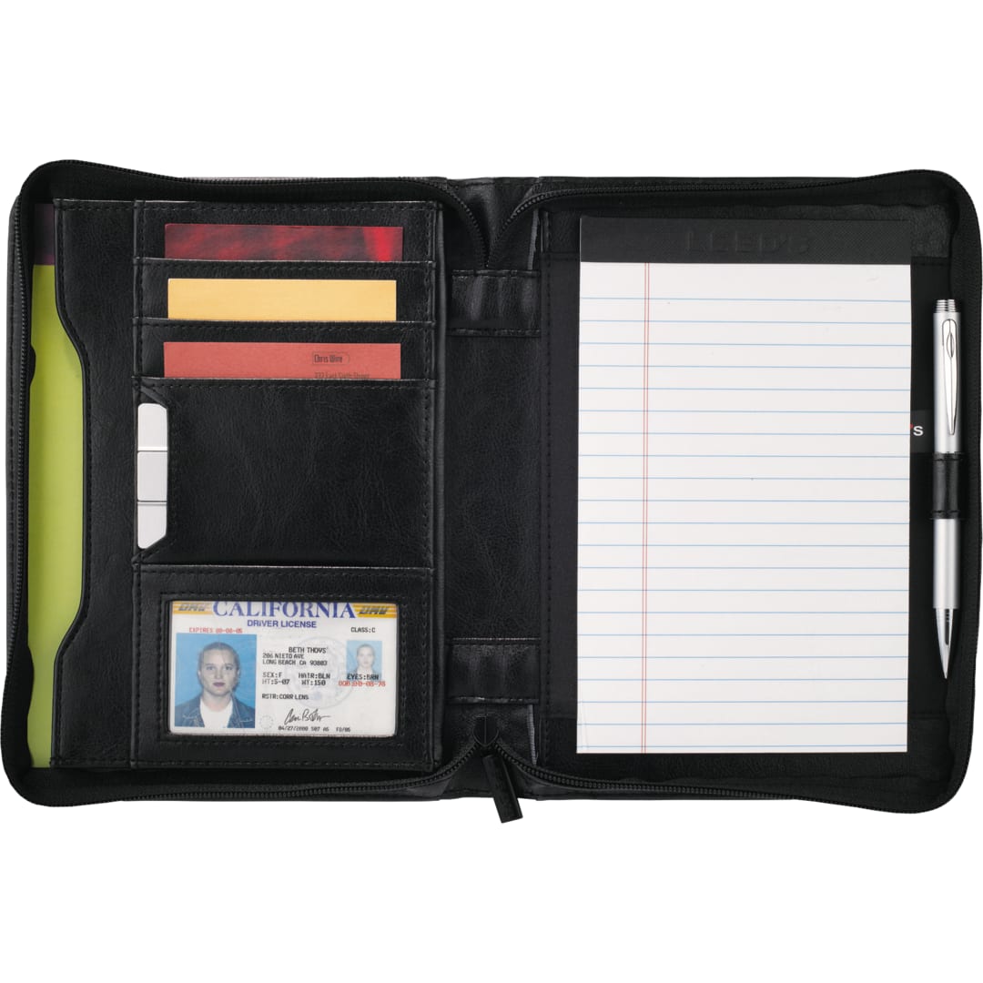 FSC® Mix Renaissance Jr. Zippered Padfolio