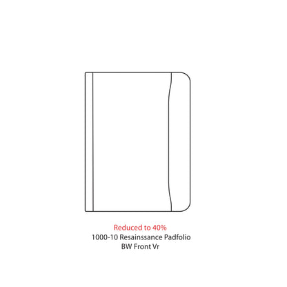 FSC® Mix Renaissance Zippered Padfolio