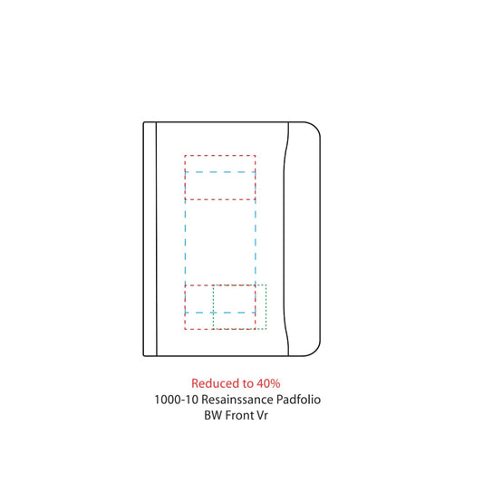 FSC® Mix Renaissance Zippered Padfolio