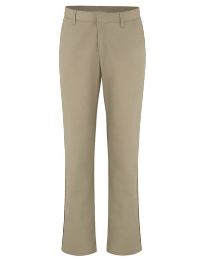 Women's Extended Sizes Industrial Flat Front Pants - FP92EXT