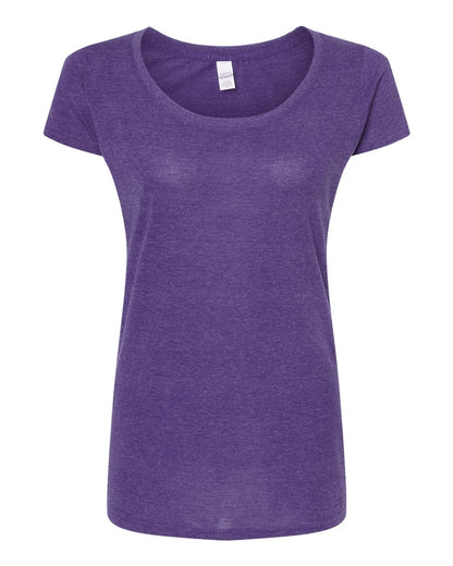 Women's Poly-Rich Scoop Neck T-Shirt - 243