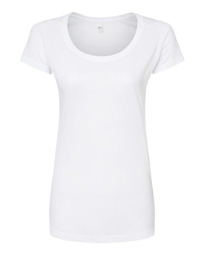 Women's Poly-Rich Scoop Neck T-Shirt - 243