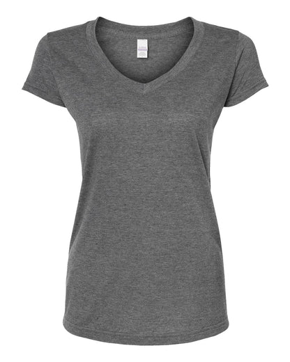 Women's Poly-Rich V-Neck T-Shirt - 244