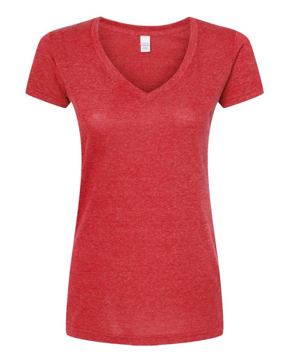 Women's Poly-Rich V-Neck T-Shirt - 244