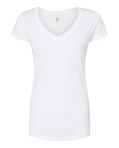 Women's Poly-Rich V-Neck T-Shirt - 244