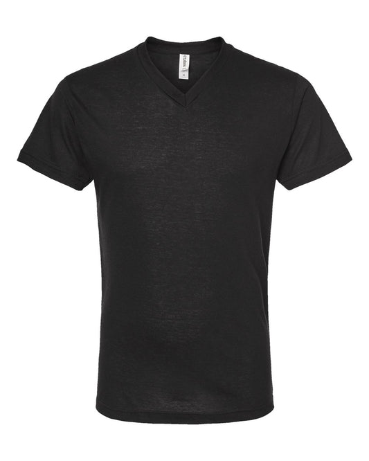 Men's Poly-Rich V-Neck T-Shirt - 207