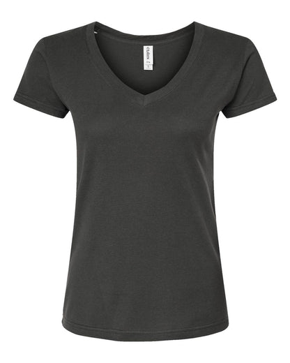Women's Fine Jersey V-Neck T-Shirt - 214