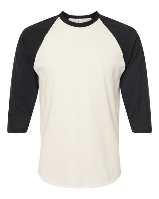 Unisex Fine Jersey Raglan T-Shirt - 245