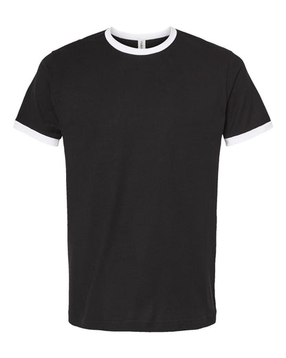 Unisex Fine Jersey Ringer T-Shirt - 246