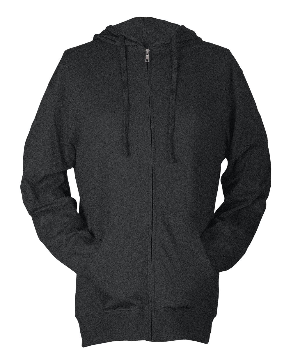 Unisex Beach Full-Zip Hooded Long Sleeve T-Shirt - 260