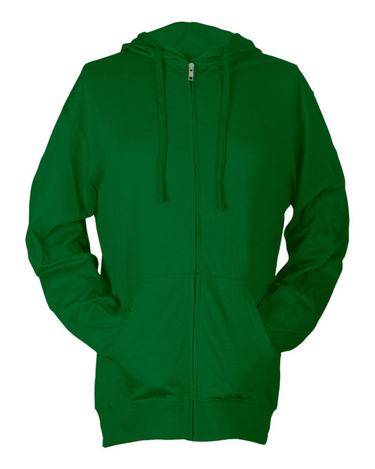 Unisex Beach Full-Zip Hooded Long Sleeve T-Shirt - 260