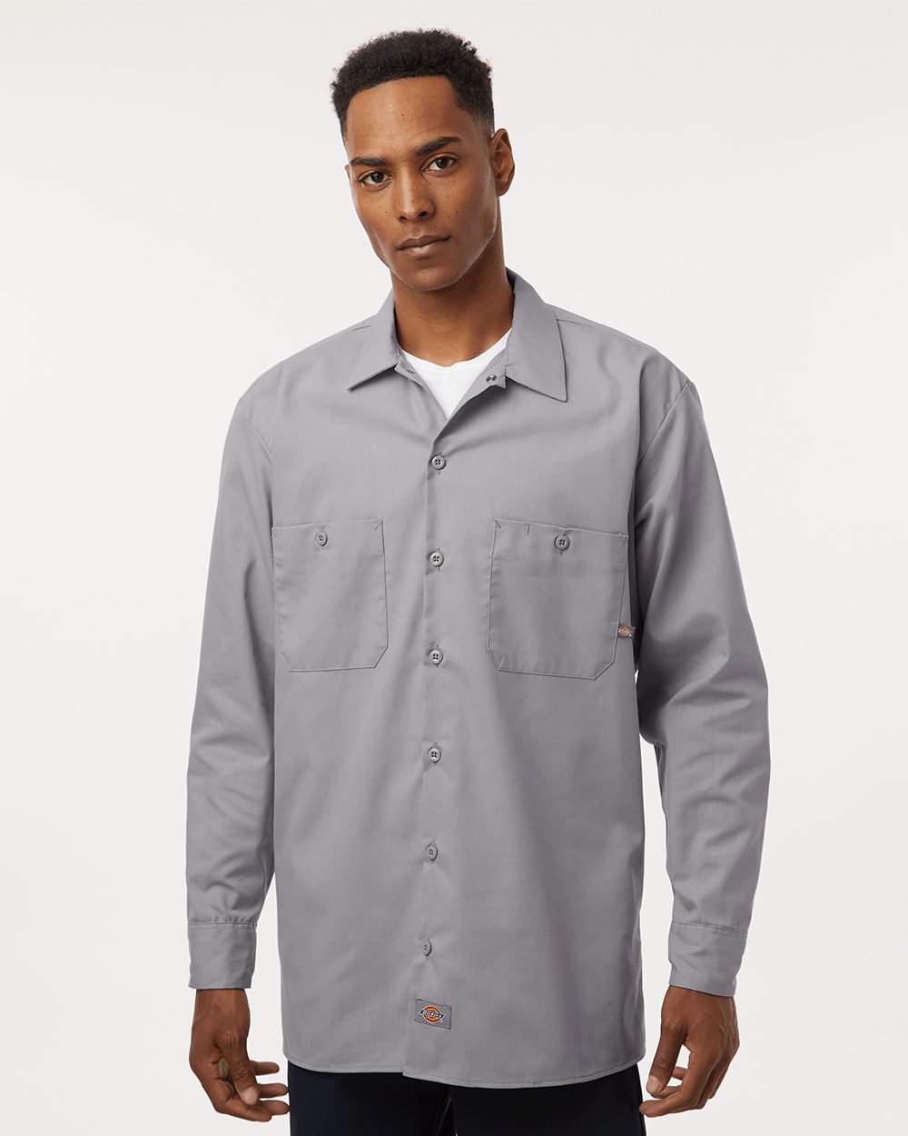 Men's Tall Industrial Long Sleeve Work Shirt - L535T