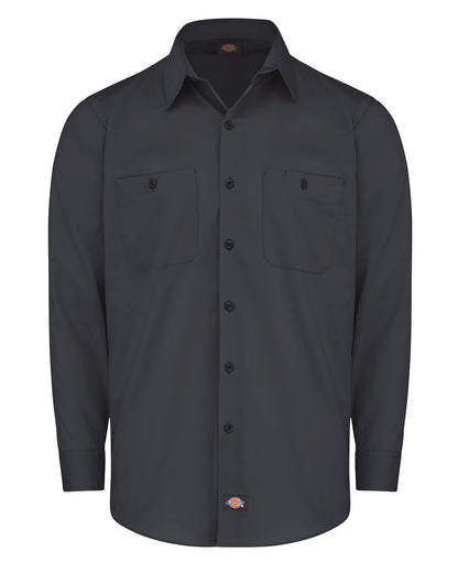 Men's Tall Industrial Worktech Ventilated Long Sleeve Work Shirt - LL51T