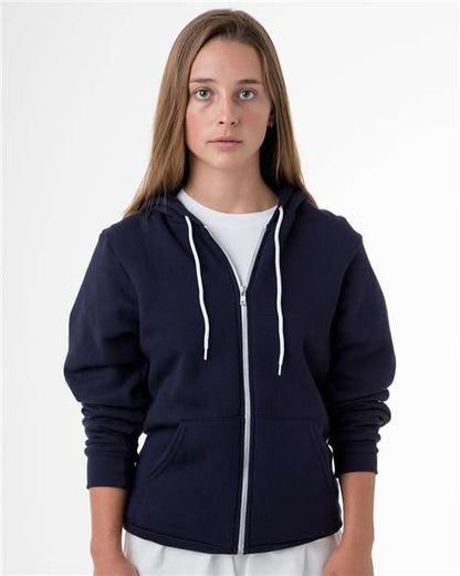Unisex USA-Made Flex Fleece Full-Zip Hooded Sweatshirt - F97