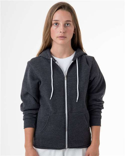 Unisex USA-Made Flex Fleece Full-Zip Hooded Sweatshirt - F97
