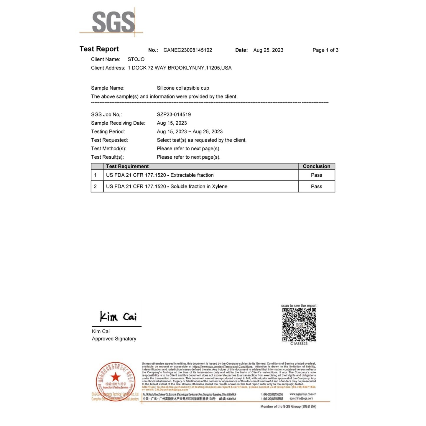 Stojo 36 oz Collapsible Bowl