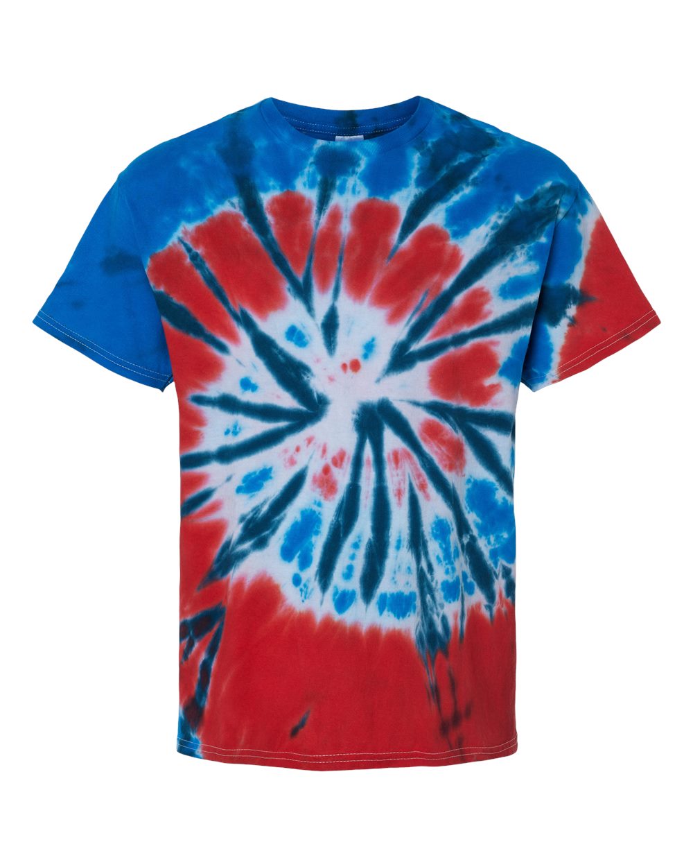 Unisex Multi-Color Tie-Dyed T-Shirt - 1000