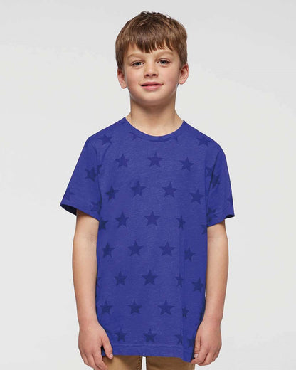 Youth Star Print Tee - 2229