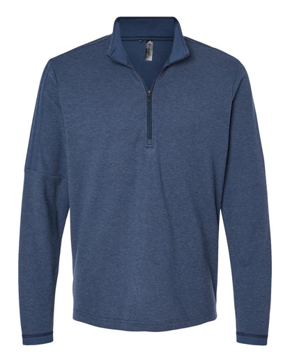 Men's 3-Stripes Quarter-Zip Sweater Pullover - A554