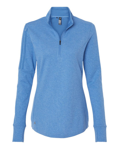 Women's 3-Stripes Quarter-Zip Sweater Pullover - A555