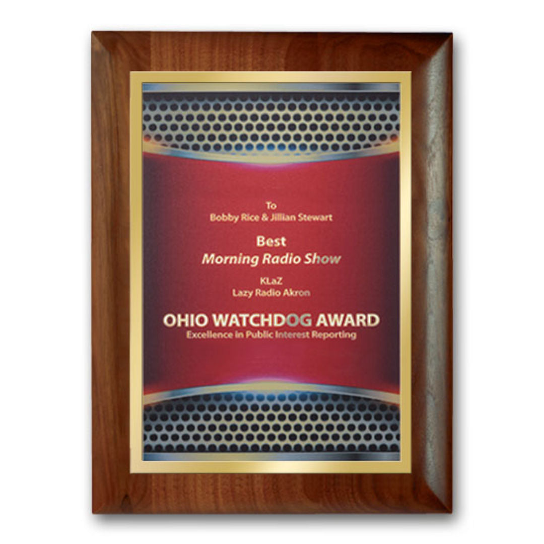SpectraPrint™ Plaque - Rolled Edge Gold