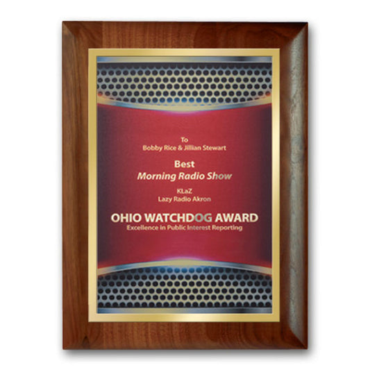 SpectraPrint™ Plaque - Rolled Edge Gold