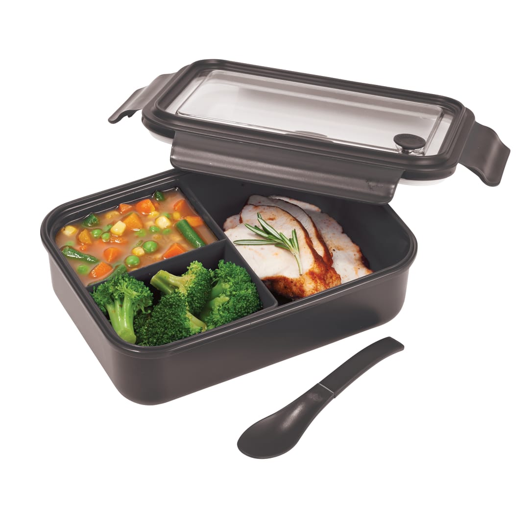 Three Compartment Food Storage Bento Box