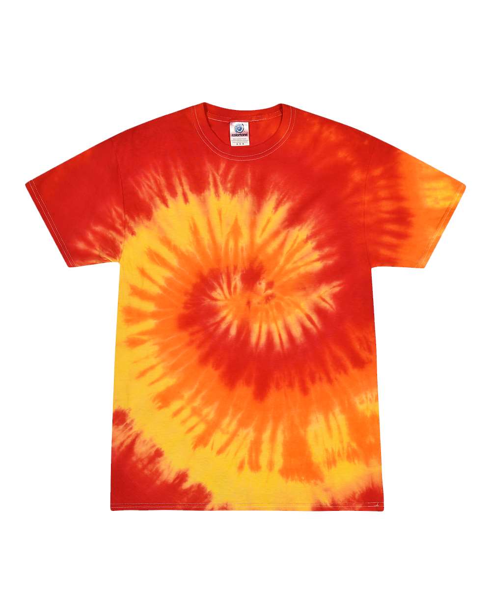 Unisex Multi-Color Tie-Dyed T-Shirt - 1000