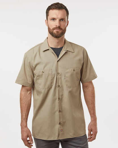 Men's Tall Industrial Short Sleeve Work Shirt - S535T