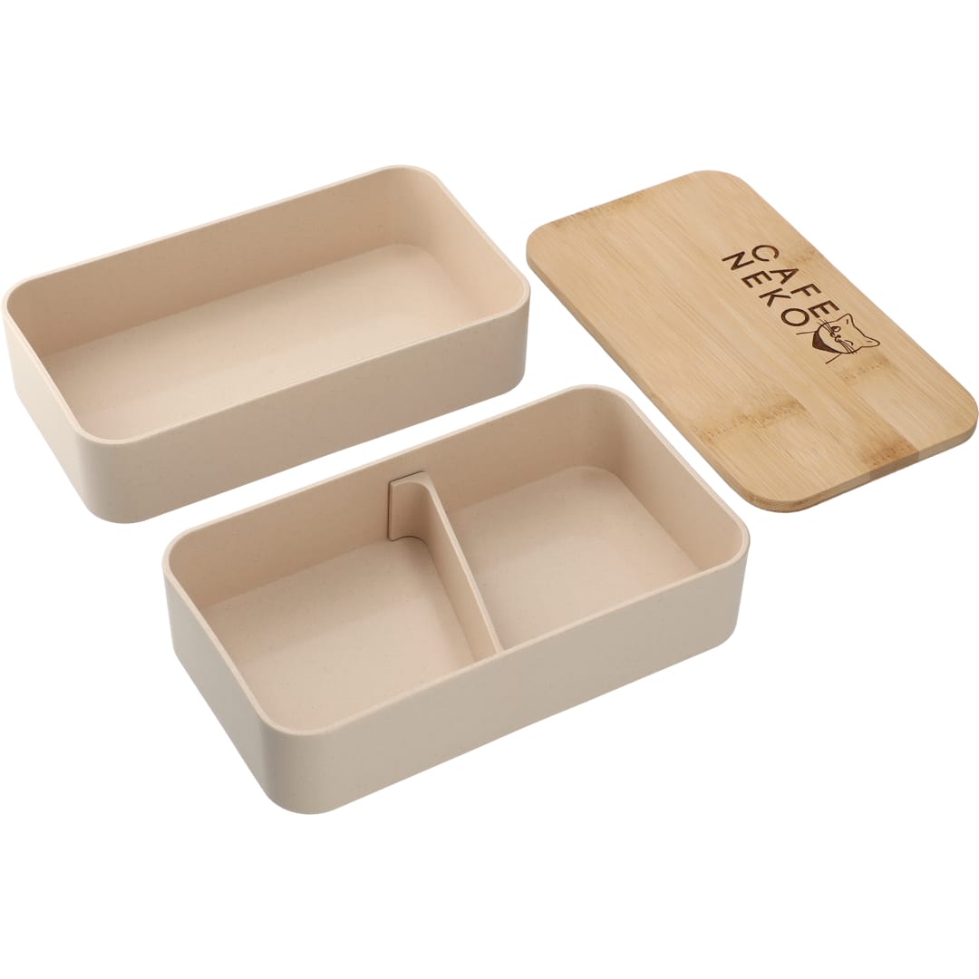 Stackable Bamboo Fiber Bento Box