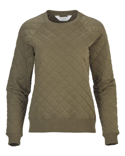 Women's Quilted Crewneck Pullover - R08