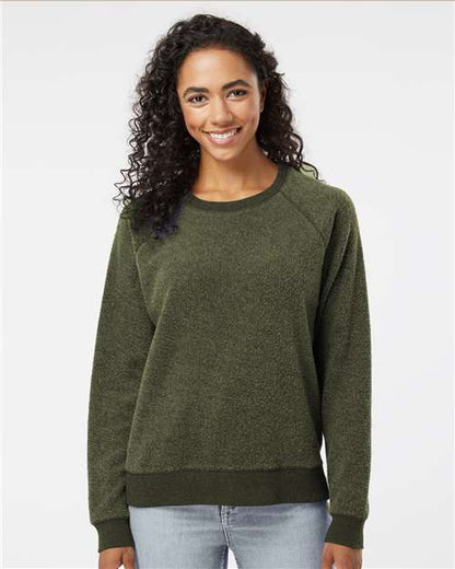 Women's Fleece Out Crewneck Pullover - K01
