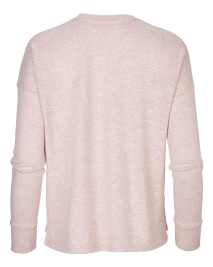 Women's Cuddle Fleece Boxy Crewneck Pullover - L06