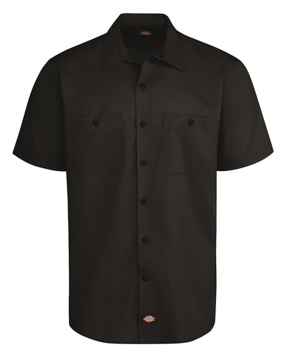 Men's Industrial Worktech Ventilated Short Sleeve Work Shirt - LS51