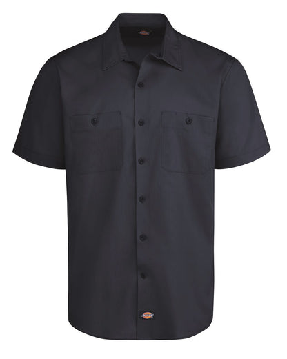 Men's Tall Industrial Worktech Ventilated Short Sleeve Work Shirt - LS51T