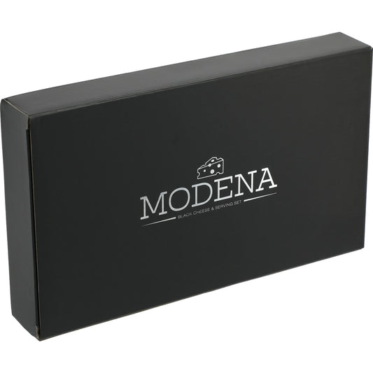 Black Modena Black Cheese & Serving Set