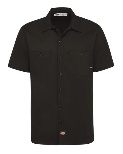 Men's Industrial Short Sleeve Cotton Work Shirt - S307