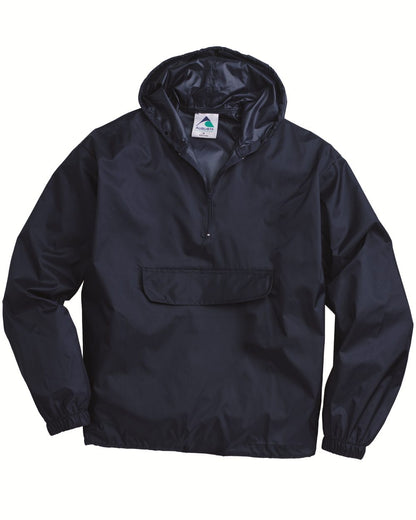 Unisex Packable Half-Zip Hooded Pullover Jacket - 3130
