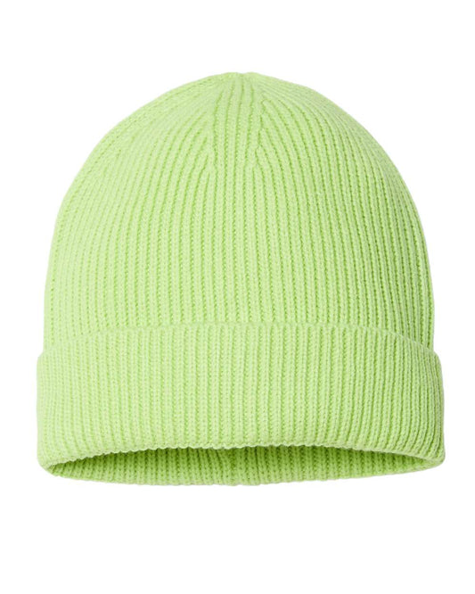 Sustainable Fine Rib Cuffed Beanie - ANDY