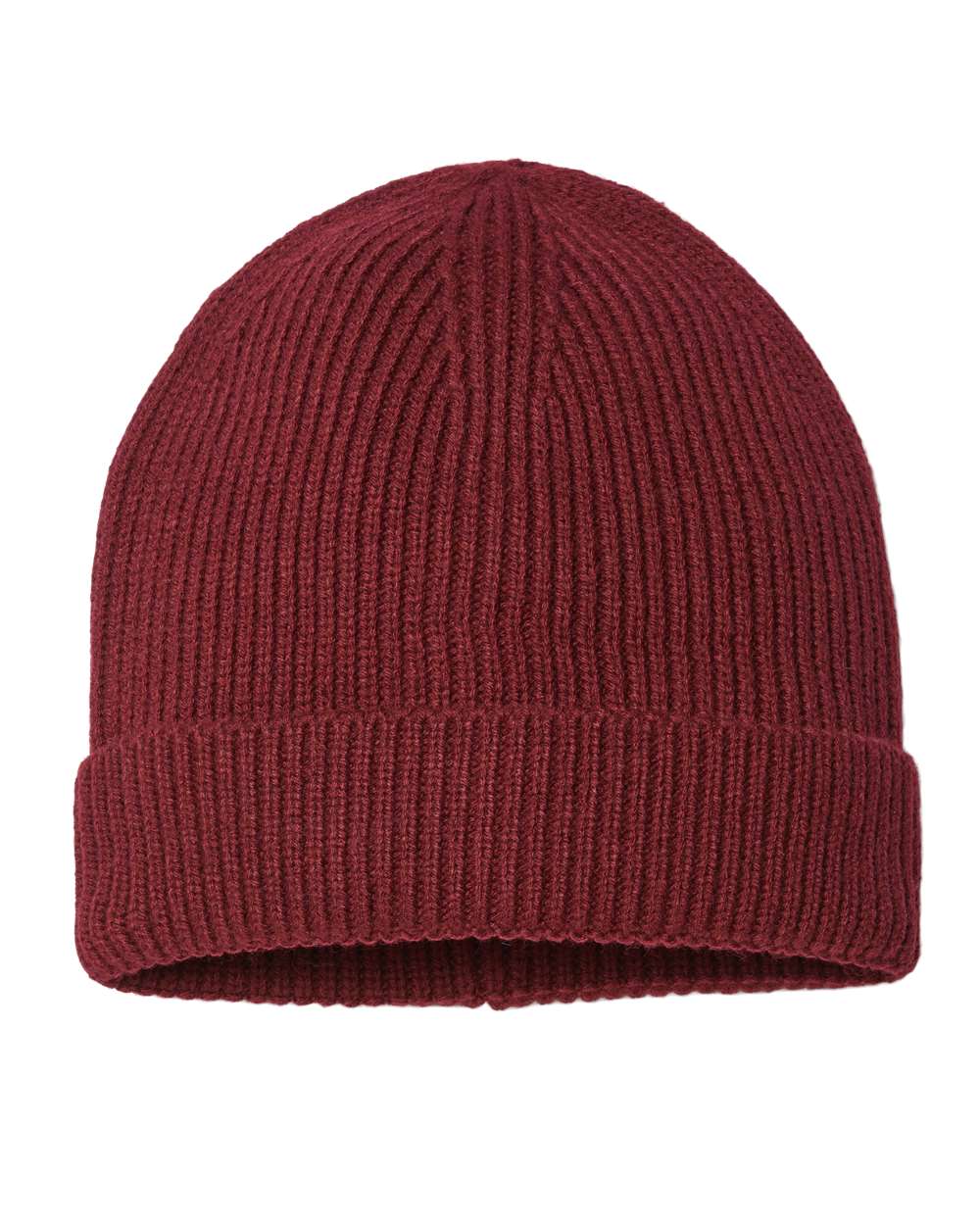 Sustainable Fine Rib Cuffed Beanie - ANDY