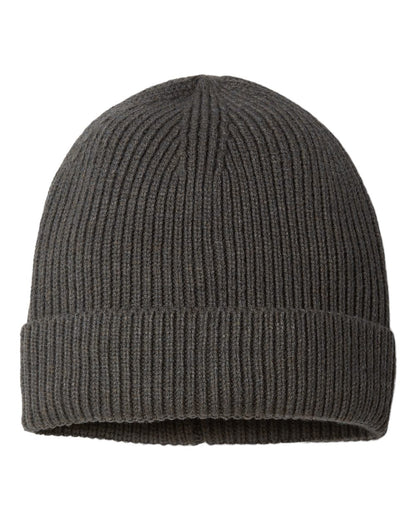 Sustainable Fine Rib Cuffed Beanie - ANDY