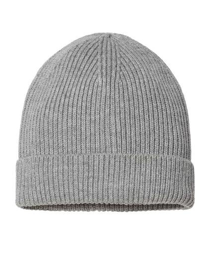 Sustainable Fine Rib Cuffed Beanie - ANDY