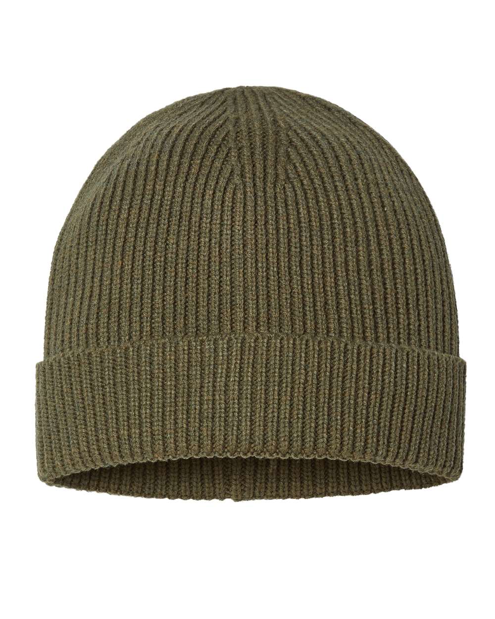 Sustainable Fine Rib Cuffed Beanie - ANDY