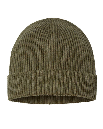 Sustainable Fine Rib Cuffed Beanie - ANDY