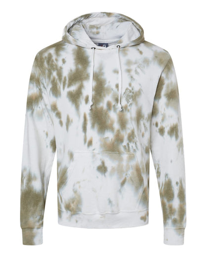 Men's Tie-Dyed Fleece Hooded Sweatshirt - 8861