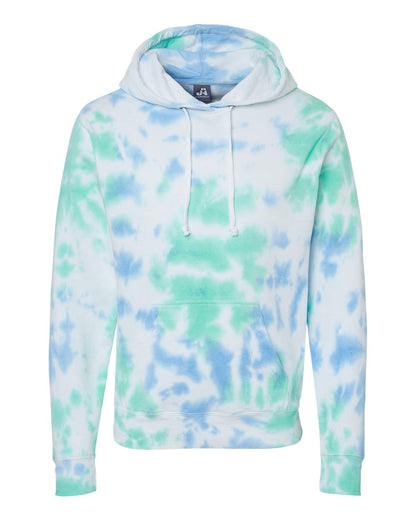 Men's Tie-Dyed Fleece Hooded Sweatshirt - 8861
