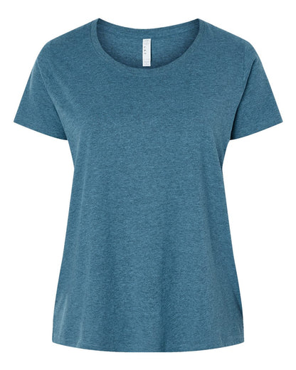Women's Curvy Collection Fine Jersey Tee - 3816
