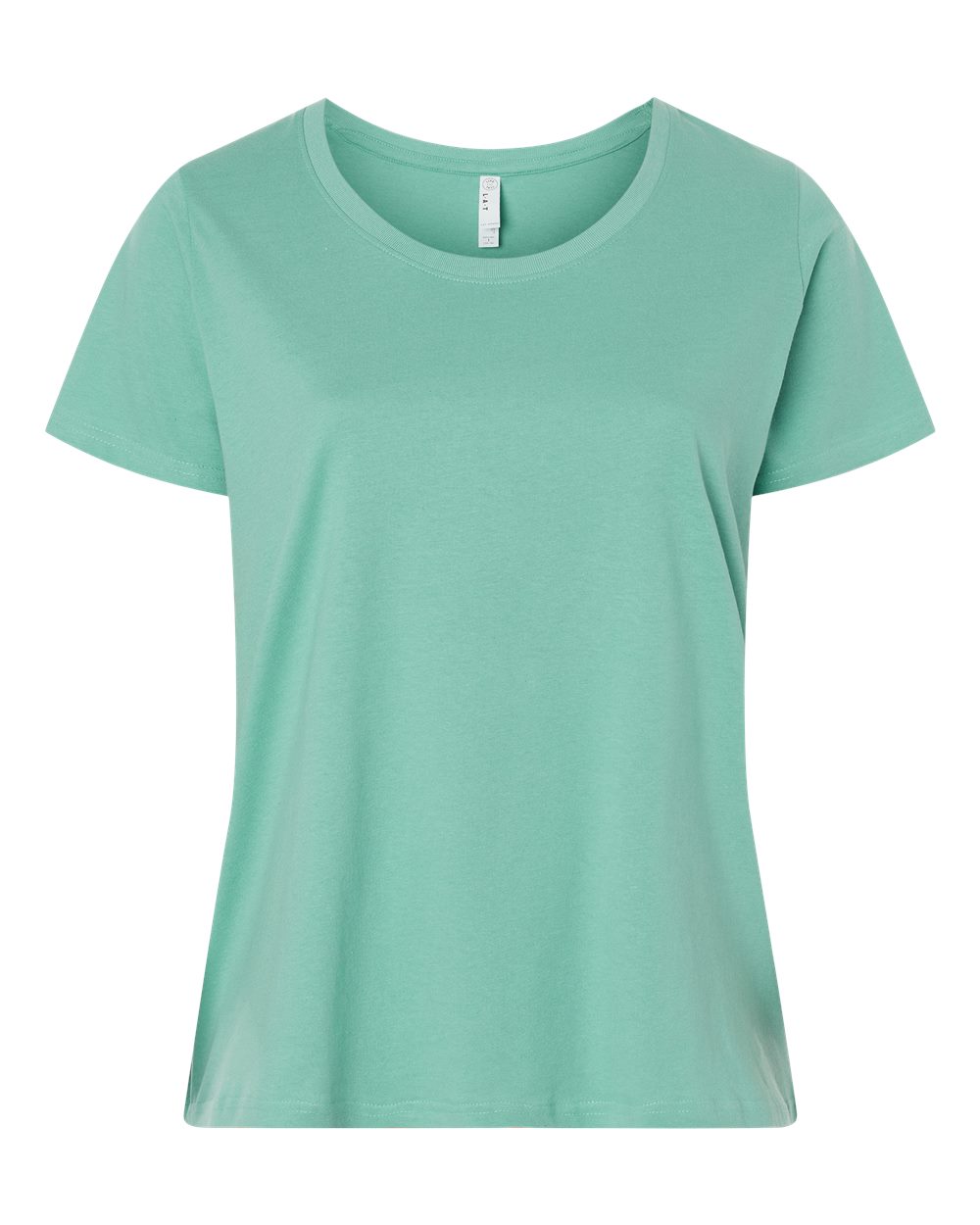 Women's Curvy Collection Fine Jersey Tee - 3816